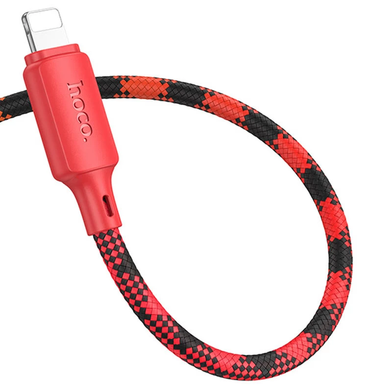 Дата кабель Hoco X116 Meridian Type-C to Lightning 27W (1m) – Gradient Red Mix. Фото 4 з 6