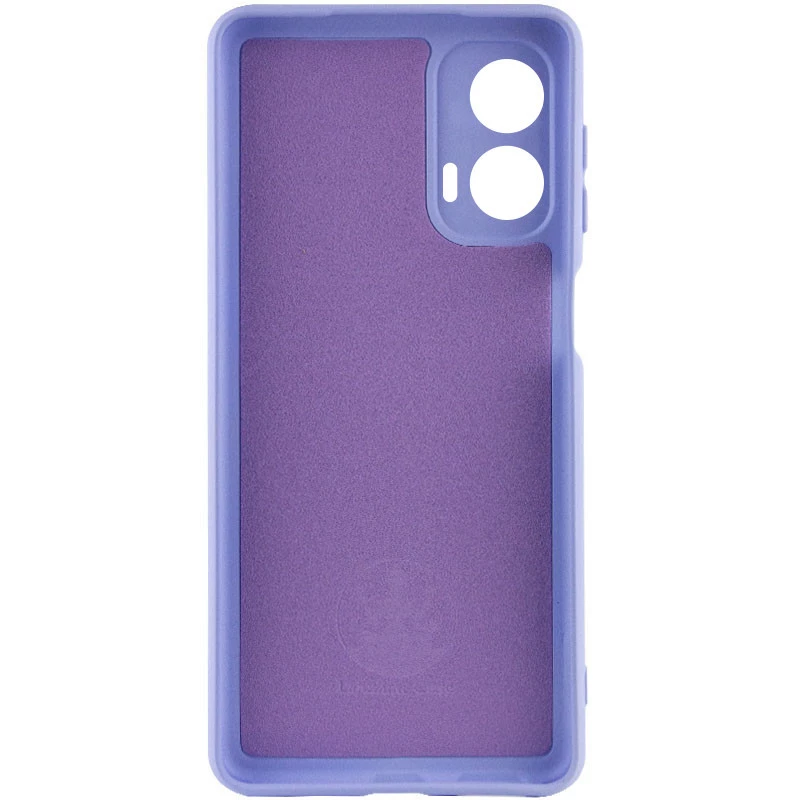 Чохол Silicone Case Lakshmi Plus з закритою камерою на Motorola Moto G85 – Бузковий / Dasheen. Фото 4 з 6