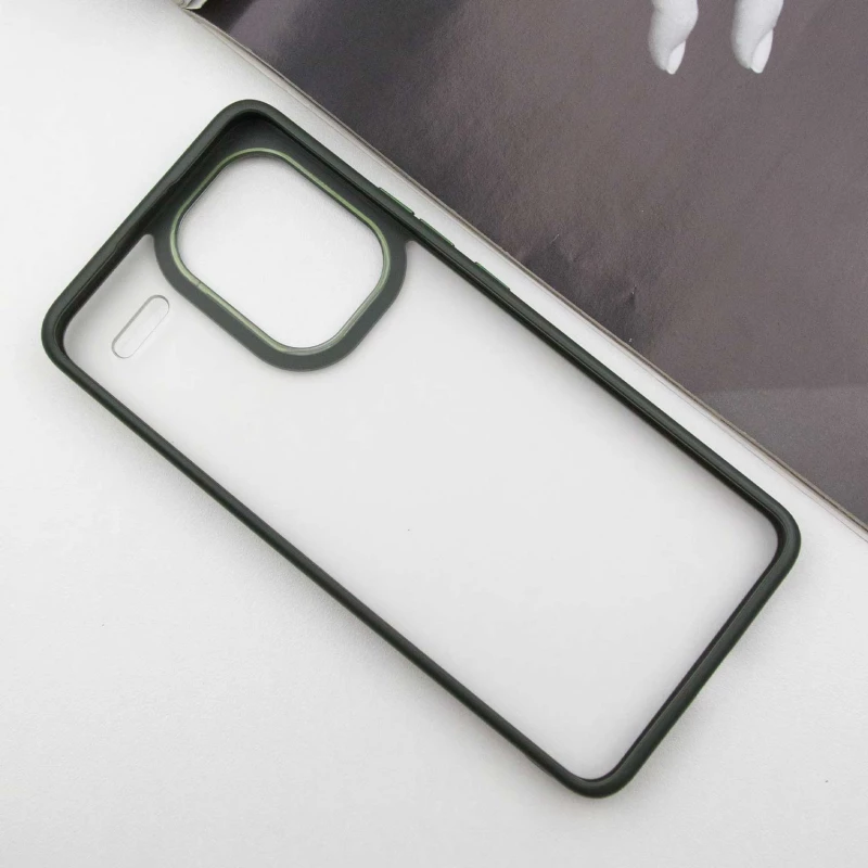 Захистний чохол TPU+PC матовий на Xiaomi Redmi Note 13 Pro+ – Dark Green. Фото 5 з 8