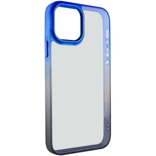 Силиконовый чехол фреш для Apple iPhone 11 Pro (5.8") — Черный / Синий