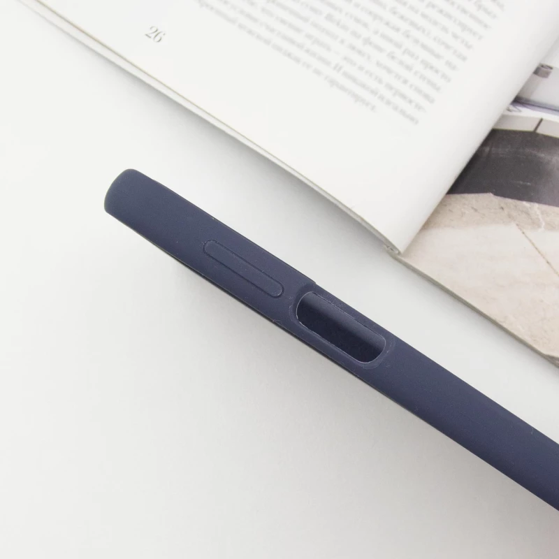 Чохол Silicone Case Lakshmi Premium L з закритою камерою на Samsung Galaxy A16 4G/5G – Темно-синій / Midnight blue. Фото 5 з 7