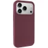 Чохол з закритим низом Silicone Case на Apple iPhone 17 Pro Max (6.9") – Бордовий / Plum. Фото 3 з 8