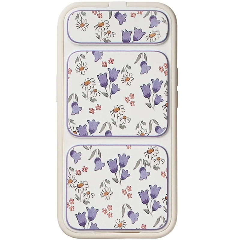 Чехол TPU Panel Stand для Apple iPhone 16 Pro – Floral Breeze. Фото 1 из 3