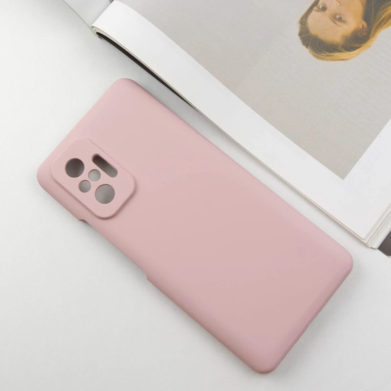Чохол Silicone Case Lakshmi Premium з закритою камерою на Xiaomi Redmi Note 10 Pro – Рожевий / Pink Sand. Фото 2 з 7