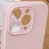 Чехол с защитой камеры Silicone Case для Apple iPhone 16 Plus – Розовый / Chalk Pink. Фото 4 из 5