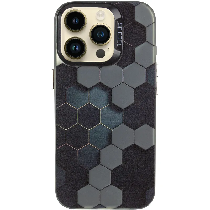 Чохол TPU+PC Street Art для Apple iPhone 14 Pro (6.1") – Honeycomb. Фото 3 з 6