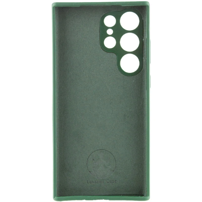 Чехол Silicone Case Lakshmi Premium з закритою камерою на Samsung Galaxy S26 Ultra – Зеленый / Cyprus Green. Фото 3 из 7