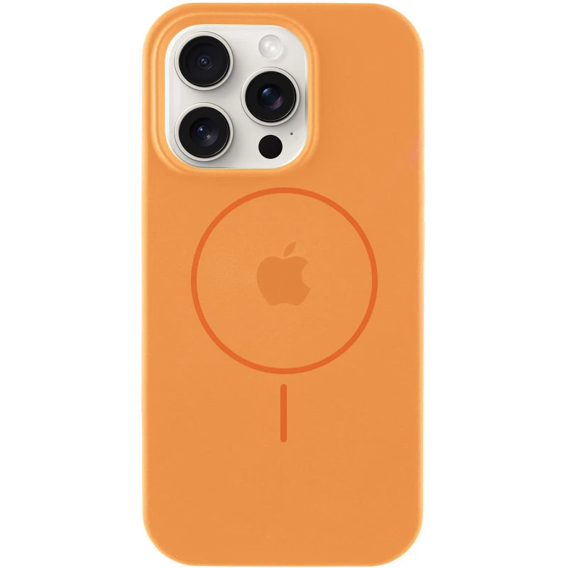 Чехол Silicone Armor Max with MagSafe для Apple iPhone 12 Pro Max (6.7") – Оранжевый / Papaya. Фото 1 из 6