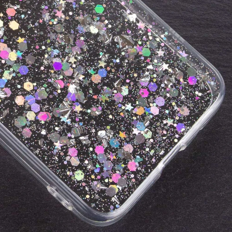 Силіконовий чохол Star Glitter на Huawei Y5p – Прозорий. Фото 3 з 3