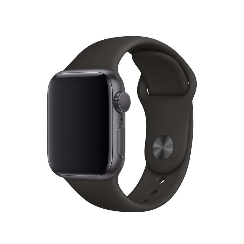 

Силіконовий ремінець для Apple watch 38mm / 40mm (Чорний / Black)