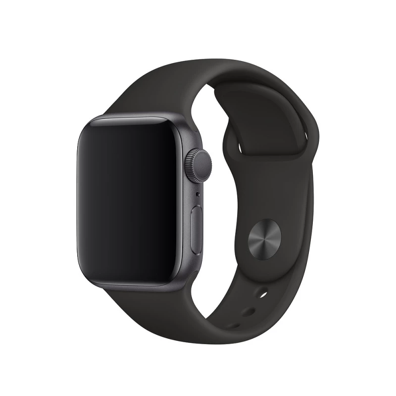 

Силиконовый ремешок для Apple watch 42mm/44mm/45mm/49mm (Черный / Black), Чорний / black