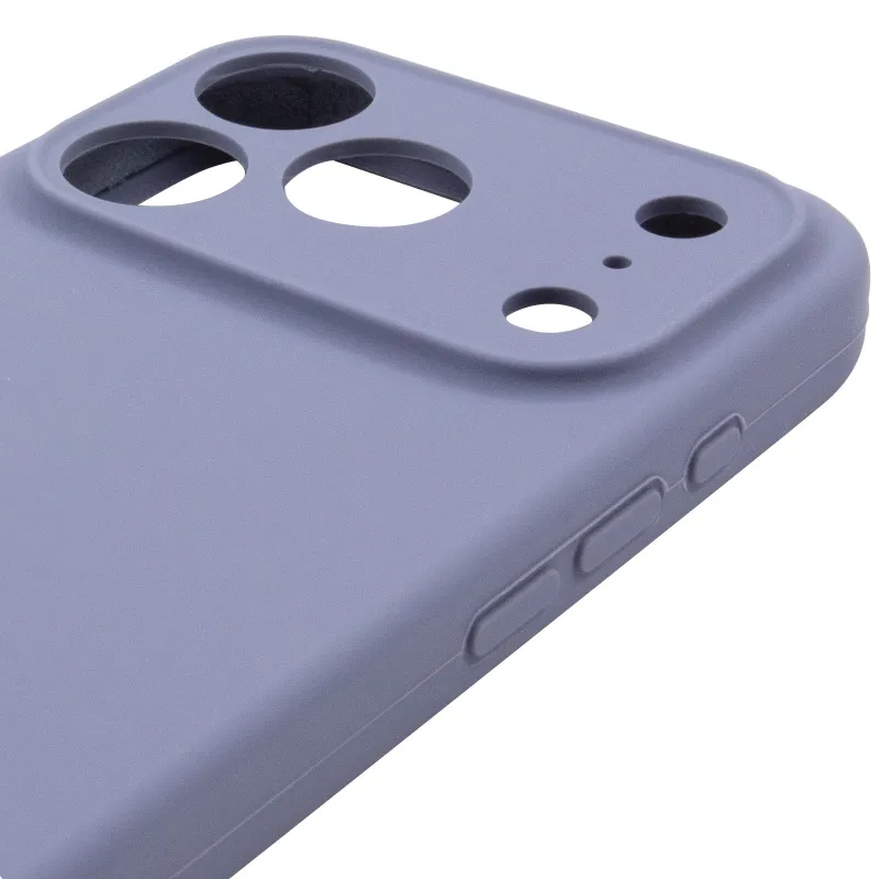 Чехол Silk Full Camera Protective (AA) NO LOGO для Apple iPhone 17 Pro Max (6.9") – Серый / Lavender Gray. Фото 4 из 5