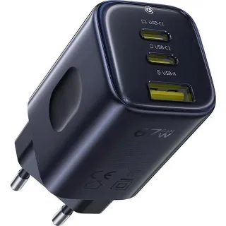 МЗП Baseus PicoGo AE11 Fast Charger 67W (1USB-A/2C) (E01212) фото 1 з 4