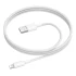 Дата кабель Borofone BX117 Source USB to Lightning 2.4A (1m) – White. Фото 2 з 3