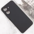 Кольоровий силіконовий чохол GETMAN на Xiaomi Poco C65 – Чорний / Black. Фото 6 з 12