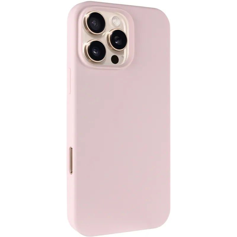 Чехол Silk Full Protective (AA) NO LOGO для Apple iPhone 16 Pro Max – Розовый / Chalk Pink. Фото 2 из 20