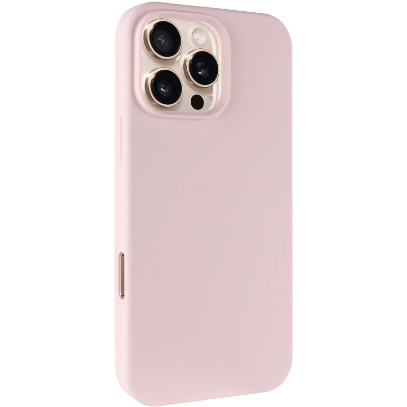 Чохол з закритим низом Silicone Case на Apple iPhone 16 Pro Max – Рожевий / Chalk Pink. Фото 4 з 21