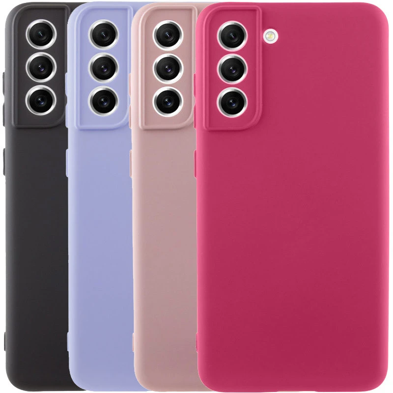 Кольоровий силіконовий чохол GETMAN із закритою камерою для Samsung Galaxy S22 фото 3 з 6