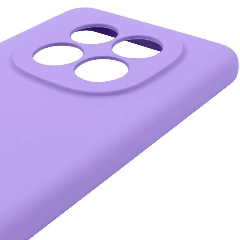 Чехол Silicone Case Lakshmi Premium з закритою камерою на Xiaomi Redmi Note 15 4G/5G (EU) – Сиреневый / Dasheen. Фото 7 из 9