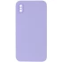 Чехол Silicone Case Square L с защитой камеры для Apple iPhone X (5.8") – Сиреневый / Dasheen. Фото 1 из 3