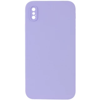Чехол Silicone Case Square L с защитой камеры для Apple iPhone XS фото 1 из 3