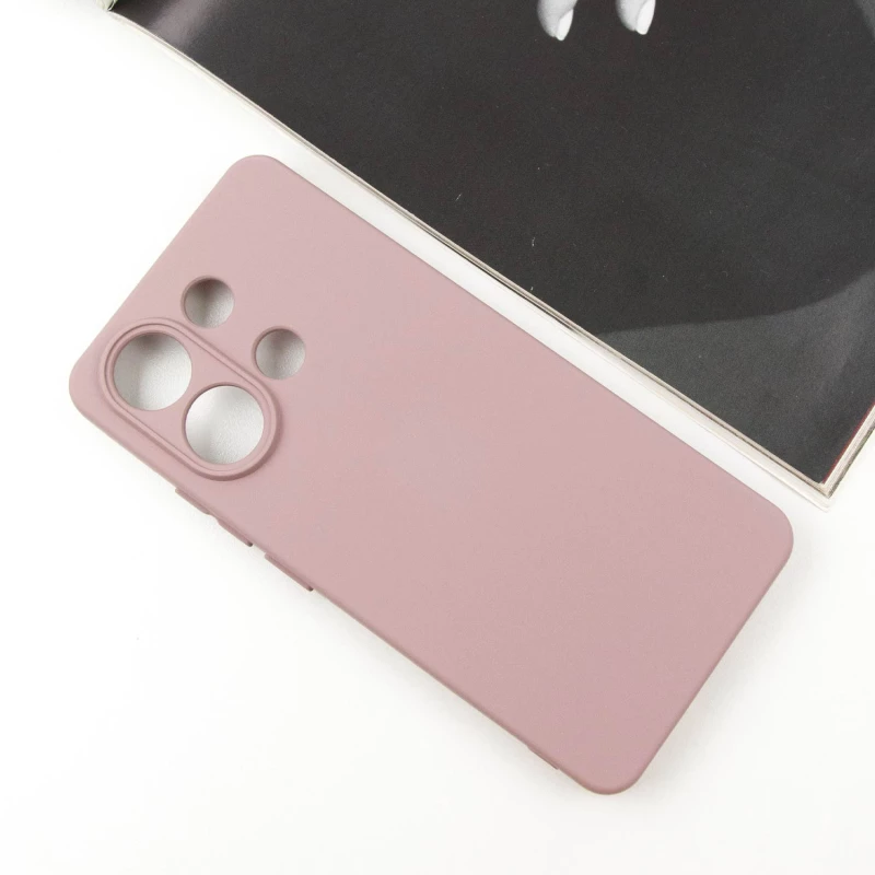 Чохол Silicone Case Lakshmi з закритою камерою на Xiaomi Redmi Note 13 4G – Рожевий / Pink Sand. Фото 3 з 9