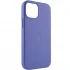 Кожаный чехол Silicone Case Premium с MagSafe для Apple iPhone 13 (6.1") – Wisteria. Фото 2 из 6