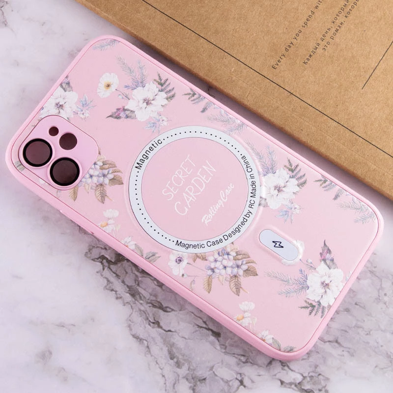TPU+PC чохол Secret Garden with MagFit для Samsung Galaxy S24+ – Pink. Фото 4 з 12