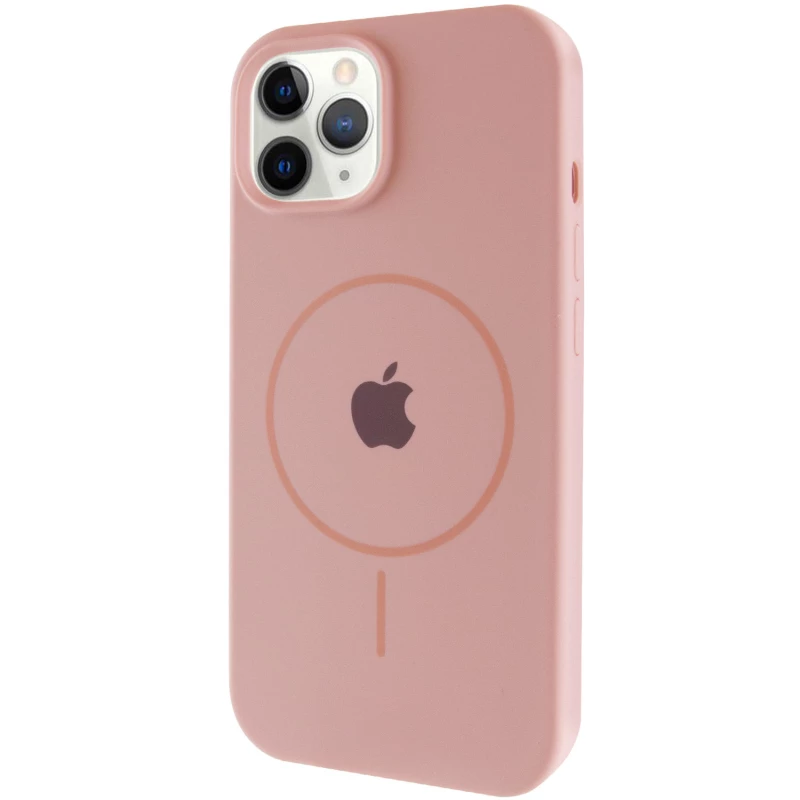 Чехол Silicone Armor Max with MagSafe для Apple iPhone 11 Pro Max (6.5") – Розовый / Pink Sand. Фото 3 из 14