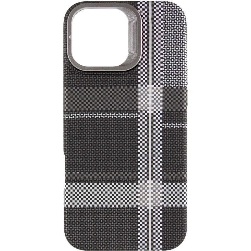 TPU чехол Pixel Craft with MagSafe для Apple iPhone 17 (6.3") – Urban Plaid. Фото 4 из 9