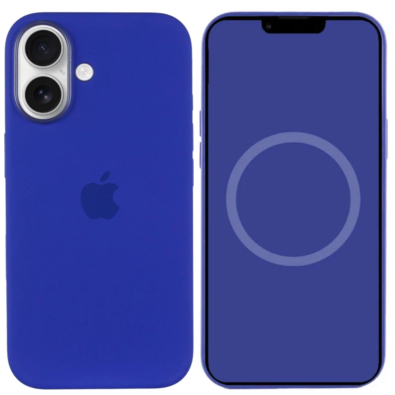 Силиконовый чехол ААА with Magsafe connection для Apple iPhone 16 Plus – Ultramarine. Фото 3 из 7