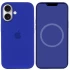 Силіконовий чохол ААА with Magsafe connection для Apple iPhone 16 – Синій / Ultramarine, Ultramarine. Фото 5 з 11