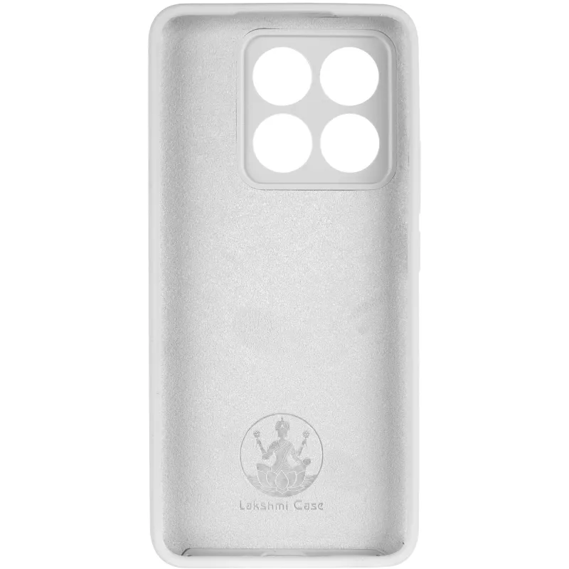 Чохол Silicone Case Lakshmi Premium із закритою камерою для Xiaomi 14T Pro – Білий / White. Фото 5 з 7