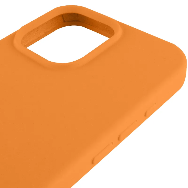 Чехол Silk Full Protective (AA) NO LOGO для Apple iPhone 16 Pro Max – Оранжевый / Orange. Фото 3 из 4