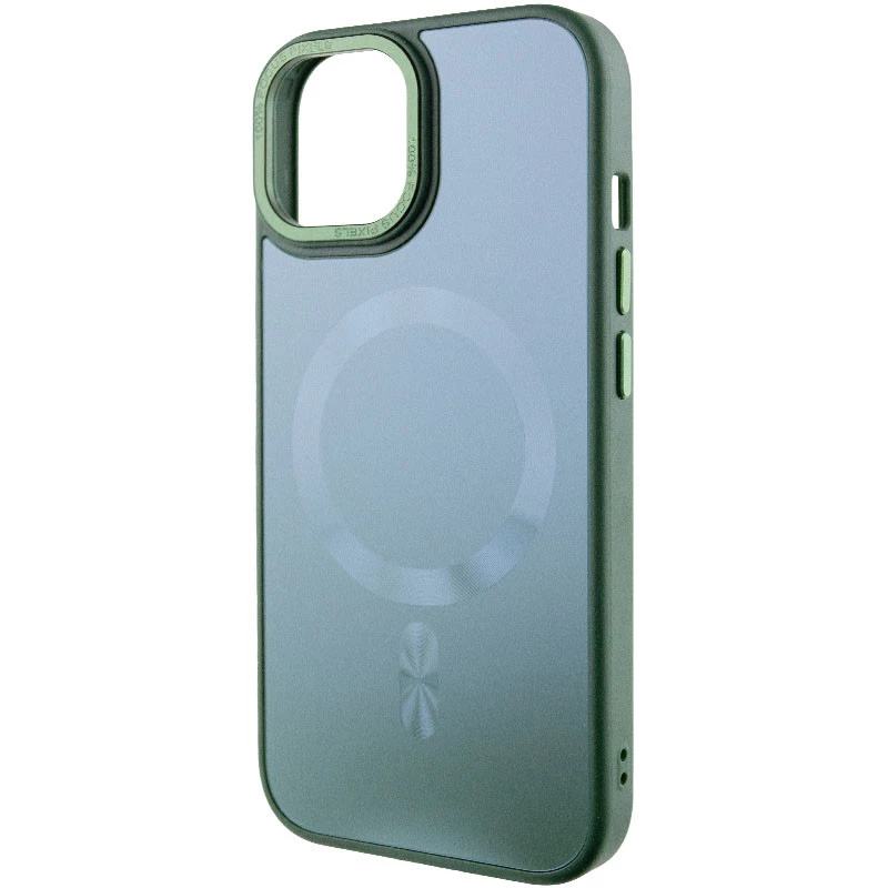 Силіконовий сапфіровий чохол з MagSafe на Apple iPhone 15 Plus (6.7") – Зелений / Forest green. Фото 6 Силіконовий сапфіровий чохол з MagSafe на Apple iPhone 15 Plus (6.7") – Зелений / Forest green. Фото 6 з 13