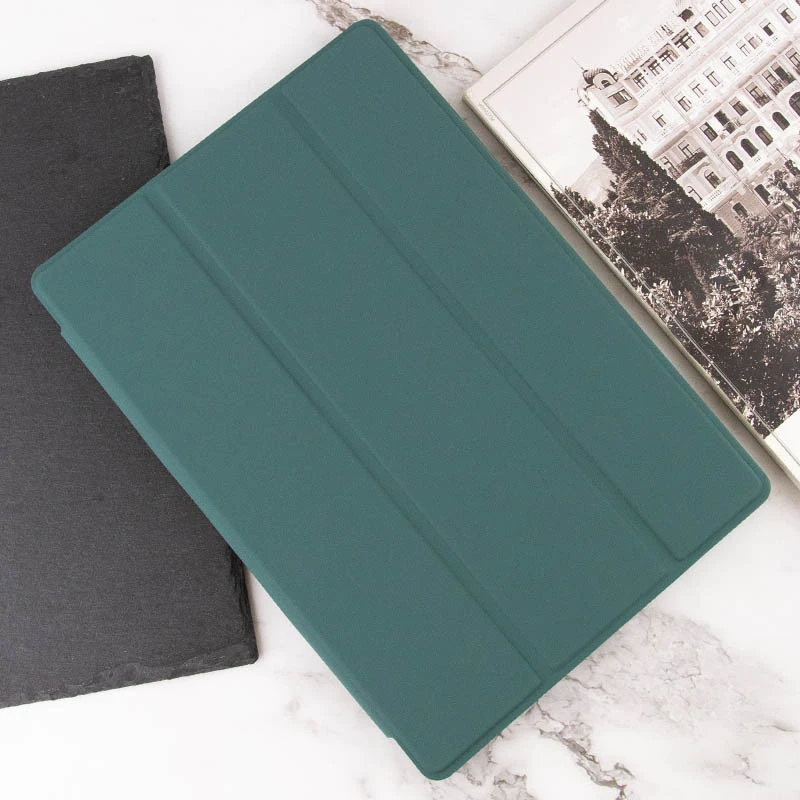 Чохол-книжка з роз'ємом для стилуса на Samsung Galaxy Tab A9 (8.7'') – Зелений / Pine green. Фото 2 з 4