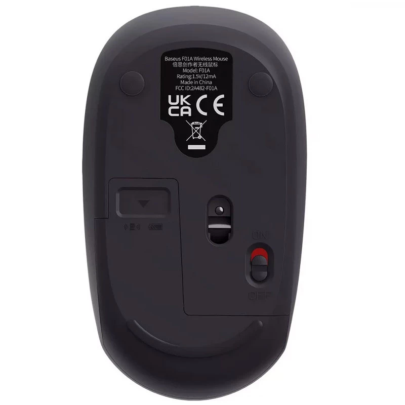 Миша бездротова Baseus F01A – Gray. Фото 5 з 7