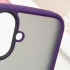 TPU+PC с металлическими кнопками для Apple iPhone 16 – Темно-Фиолетовый. Фото 6 из 6