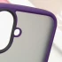 TPU+PC с металлическими кнопками для Apple iPhone 16 – Темно-фиолетовый / Dark Purple. Фото 6 из 6