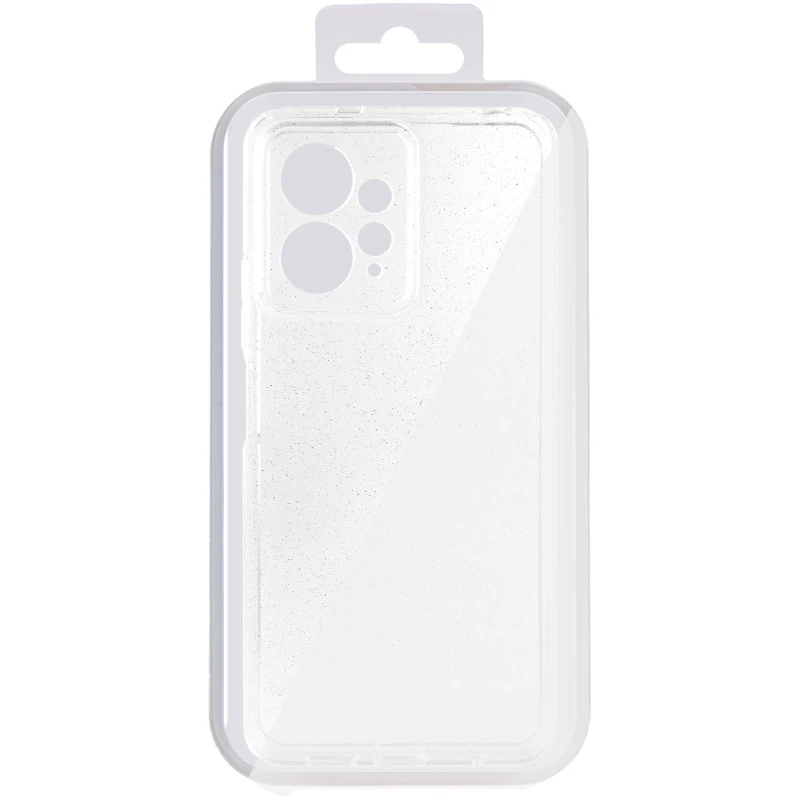 Блискучий силіконовий чохол на Xiaomi Redmi Note 12 4G – Clear. Фото 10 з 10