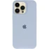 Чехол Silicone Case (AA) Logo with MagSafe для Apple iPhone 17e (6.1") – Голубой / Lilac Blue. Фото 3 из 6