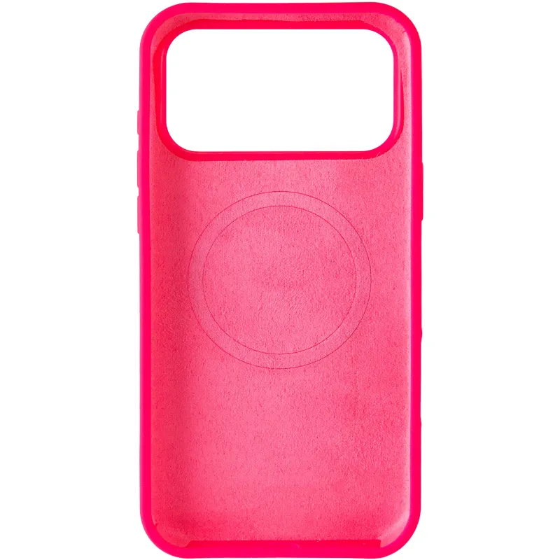 Чохол Silk Duo Color (AA) NO LOGO with Magnetic Fit для Apple iPhone 18 Pro – Barbie Pink. Фото 3 з 5