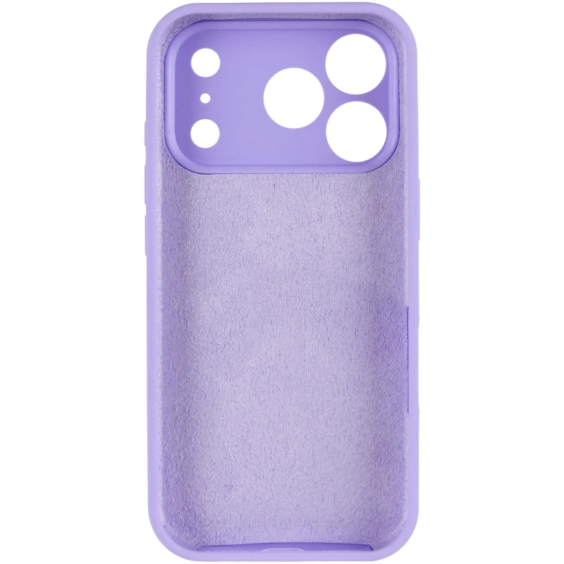 Чехол Silk Full Camera Protective (AA) NO LOGO для Apple iPhone 17 Pro (6.3") – Сиреневый / Dasheen. Фото 6 из 8