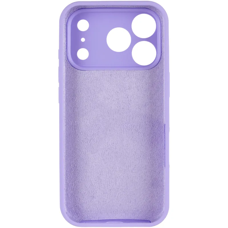 Чехол Silk Full Camera Protective (AA) NO LOGO для Apple iPhone 17 Pro Max (6.9") – Сиреневый / Dasheen. Фото 3 из 5