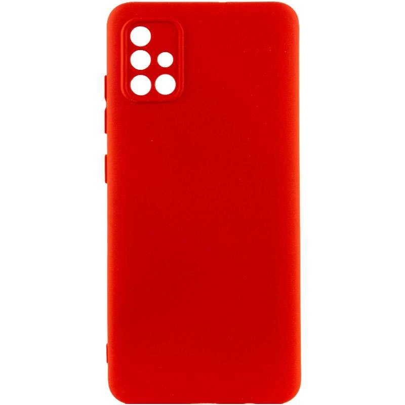 

Чехол Silicone Case Lakshmi с закрытой камерой для Samsung Galaxy A51 (Красный / Red), Червоний / red