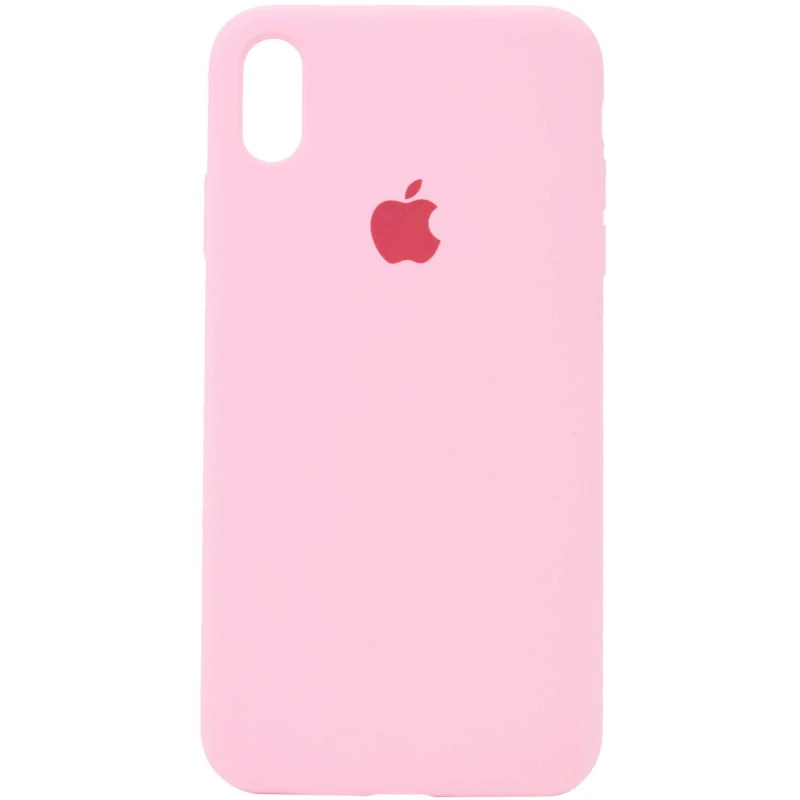 

Чехол Silicone Case с закрытым низом для Apple iPhone XR (6.1") (Розовый / Light pink), Рожевий / light pink