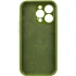 Чохол Silk Full Camera Protective (AA) NO LOGO для Apple iPhone 13 Pro (6.1") – Зелений / Dark Olive. Фото 6 з 8