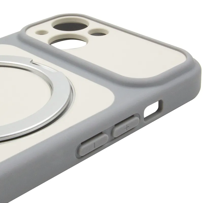 Чехол Ummi Full Camera with Magnetic Fit HQ Ring для Apple iPhone 15 (6.1") – Grey. Фото 7 из 8