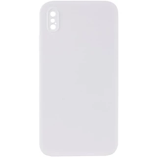 Чехол Silicone Case Square L с защитой камеры для Apple iPhone XS (5.8") фото 1 из 3