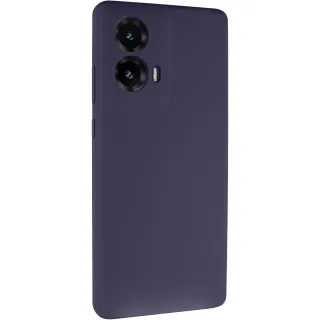Чехол Silicone Case Lakshmi Premium з закритою камерою на Motorola Moto G85 — Темно-синий / Midnight blue